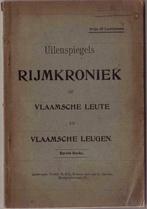 [Omer Wattez], Uilenspiegels rijmkroniek of Vlaamsche leute, Antiquités & Art, Enlèvement ou Envoi, Omer Wattez