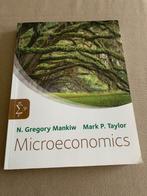 Boek ' Microeconomics', Boeken, N. Gregory Mankiw & Mark P. Taylor, Ophalen of Verzenden, Zo goed als nieuw, Economie en Marketing