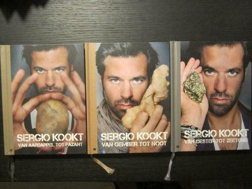 Sergio kookt van a tot z (3 boeken), Boeken, Kookboeken, Gelezen, Ophalen of Verzenden