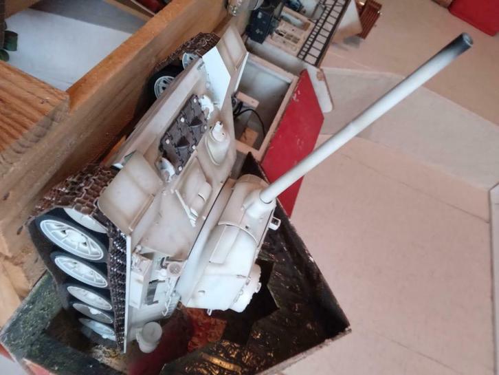 T34 rc tank, Hobby en Vrije tijd, Modelauto's | Overige schalen, Gebruikt, Overige typen, Ophalen of Verzenden