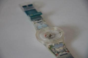 SWATCH 'Smart 10th anniversary' 100% new... collector !!!, Enlèvement ou Envoi, Neuf, Bleu, Synthétique ou Plastique