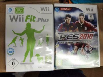 Wii spelletjes perfecte staat wiifit plus en pes 2010 beschikbaar voor biedingen
