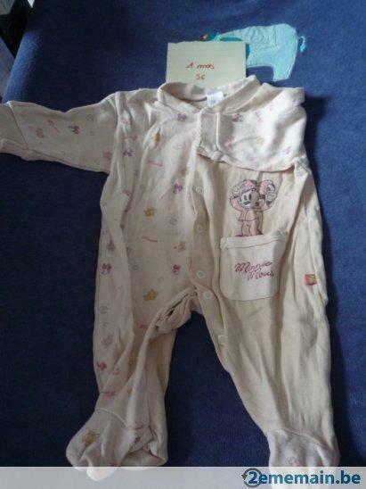 Pyjama léger bébé fille T56, Enfants & Bébés, Vêtements de bébé | Taille 56, Utilisé, Fille, Vêtements de nuit ou Sous-vêtements