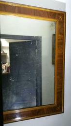 Grand miroir Charles X placage palissandre incrustation 1830