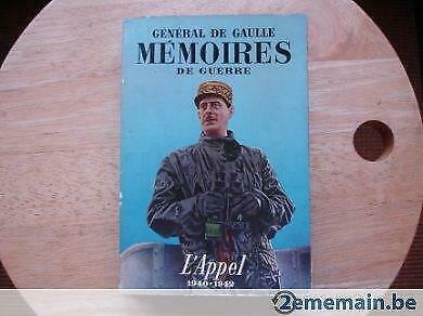 Mémoires de guerre, général De Gaulle, Livres, Guerre & Militaire, Utilisé
