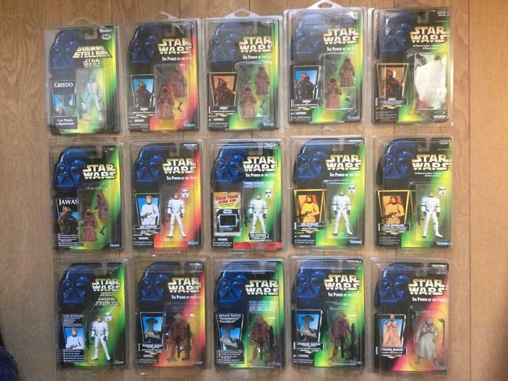 Star wars POTF2 greedo jawas luke stormtrooper momaw nadon, Verzamelen, Star Wars, Nieuw, Actiefiguurtje, Ophalen of Verzenden