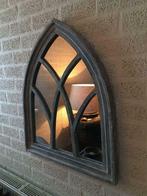 1 spiegel venster met houten frame in grijs gewassen, Huis en Inrichting, Nieuw, Ophalen of Verzenden