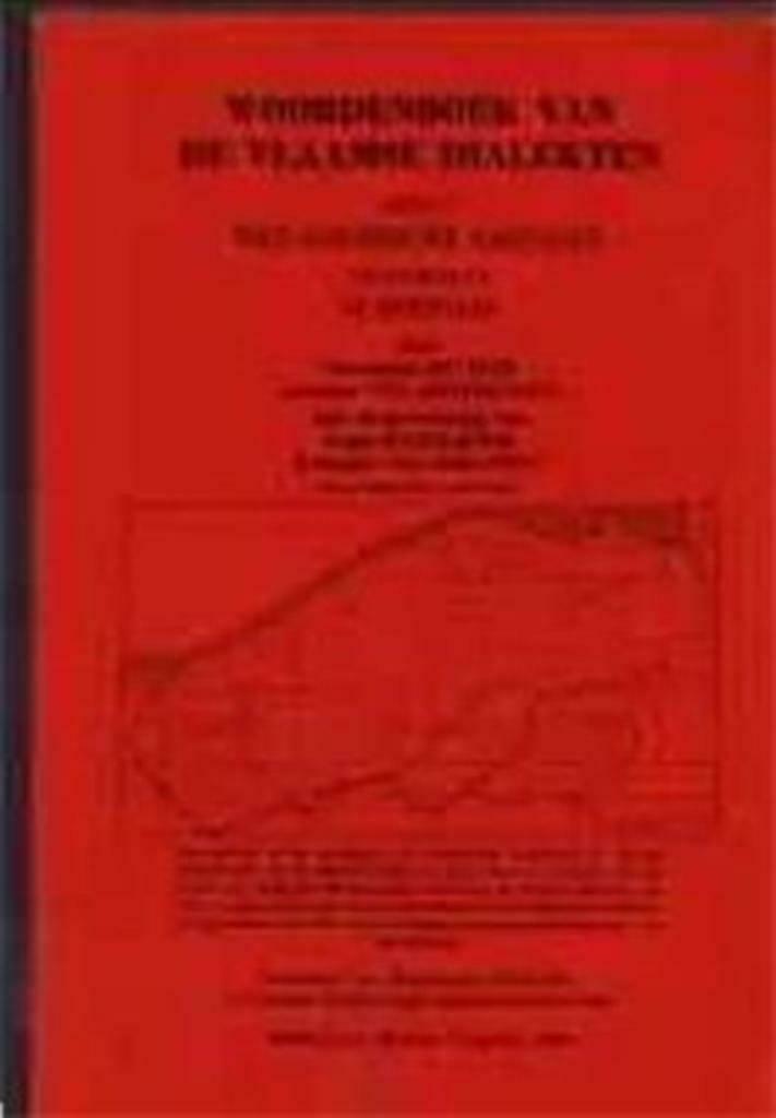 Woordenboek van de Vlaamse dialekten, Livres, Dictionnaires, Utilisé, Néerlandais, Enlèvement ou Envoi