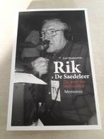 Boek - Rik De Saedeleer de stem van ons voetbal Memoires, Boeken, Sport, Carl Huybrechts, Zo goed als nieuw, Ophalen