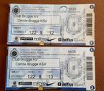 2 tickets Club Brugge  - Cercle Brugge 03/02/2015, Verzamelen, Overige typen, Gebruikt, Ophalen of Verzenden