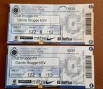 2 tickets Club Brugge  - Cercle Brugge 03/02/2015, Autres types, Utilisé, Enlèvement ou Envoi
