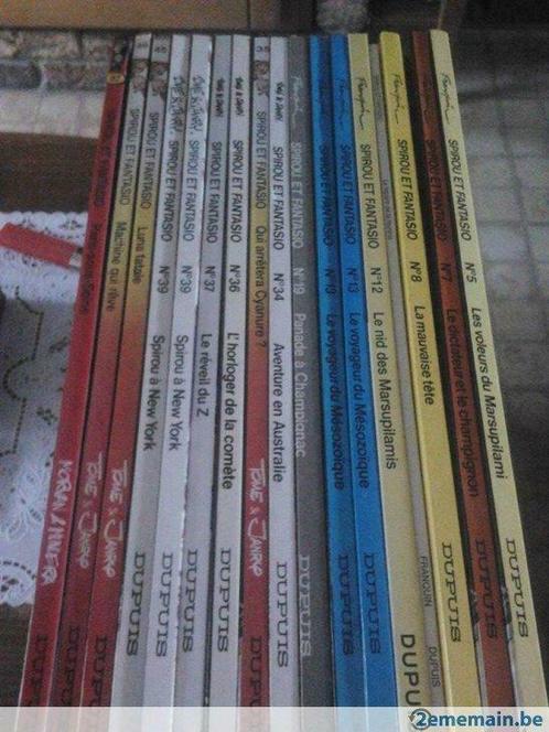 Spirou et fantasio 9 tomes, Livres, BD, Utilisé, Enlèvement