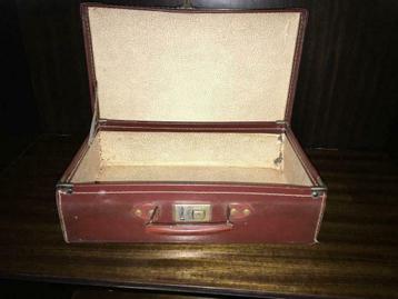 vintage koffertje D.R.G.M & OTHERS UK PATENT, Antiek en Kunst, Ophalen of Verzenden