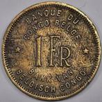 Belgisch Congo - 1 frank - 1946, Enlèvement ou Envoi, Monnaie en vrac, Autres pays