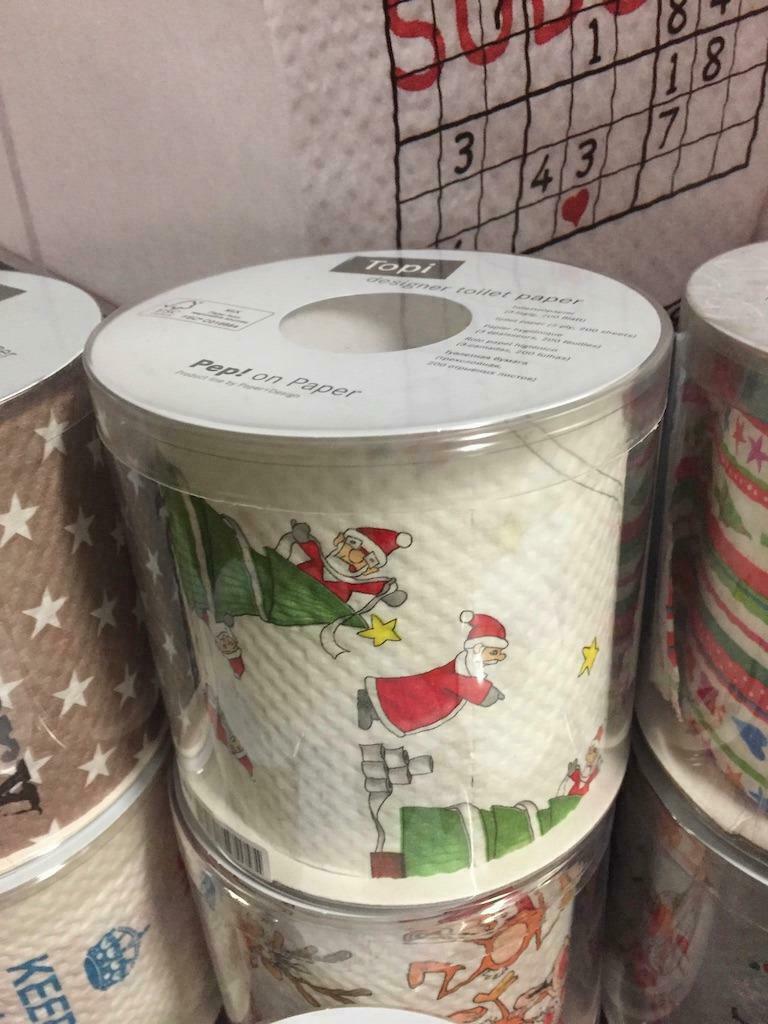 ② set / 24 rouleaux de papier toilette imprimés avec Noël, voi