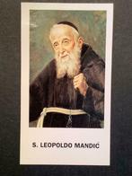 Tableau de Saint LÉOPOLD MANDIC - Italien, Envoi, Image pieuse