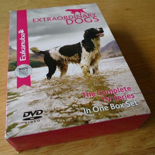 Te koop de originele DVD-box "Eukanuba Extraordinary Dogs"., Cd's en Dvd's, Dvd's | Documentaire en Educatief, Zo goed als nieuw