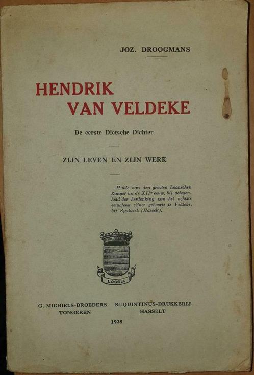 Hendrik van Veldeke, Boeken, Biografieën, Gelezen, Kunst en Cultuur, Ophalen of Verzenden