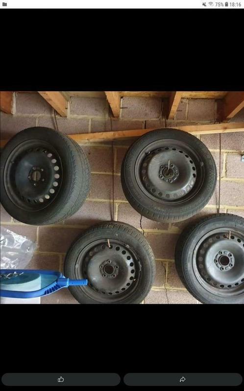 4 originele Ford 16 inch stalen velgen (5 × 108), Auto-onderdelen, Overige Auto-onderdelen, Citroën, Ford, Renault, Volvo, Jaguar