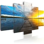 62 Steiger Sunset XXL 5 Luik Canvas Schilderij 200x100 Nieuw, Ophalen of Verzenden, Nieuw, 125 cm of meer, 75 cm of meer