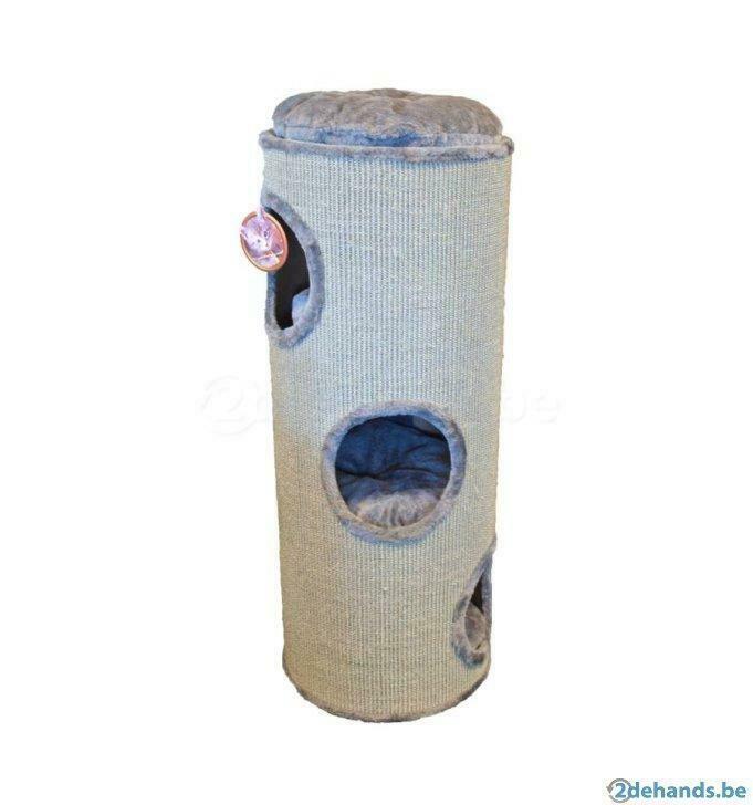 Kattenklimton Sisal 3gaats Grijs, Dieren en Toebehoren, Katten-accessoires, Nieuw, Ophalen