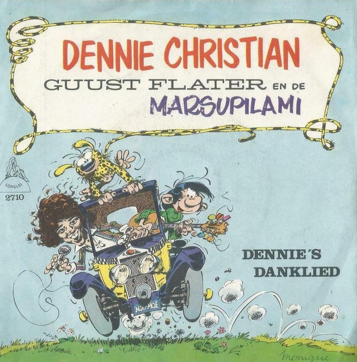 Dennie Christian – Guust Flater en de Marsupilami - Single, Cd's en Dvd's, Vinyl Singles, Gebruikt, Single, Nederlandstalig, 7 inch