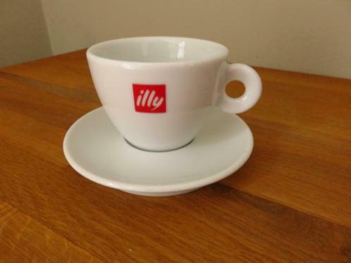 Tirannie Onderdompeling De ② Illy dubbele espresso kop en schotelje 120 ml - diam 8 cm — Keuken |  Servies — 2dehands