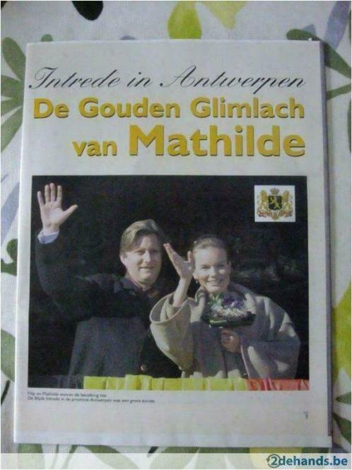 Krantje - Filip en Mathilde - Intrede Antwerpen, Boeken, Tijdschriften en Kranten, Nieuw, Krant, Ophalen of Verzenden