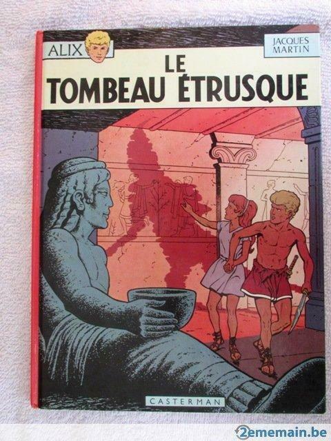 BD Alix. Le tombeau étrusque (vol.8) 1977, Boeken, Stripverhalen, Gelezen, Ophalen of Verzenden
