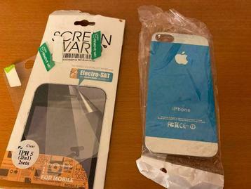 iphone 5,5S hoesje, .. + schermbescherming, Ophalen of Verzenden, Nieuw, IPhone 5, Frontje of Cover
