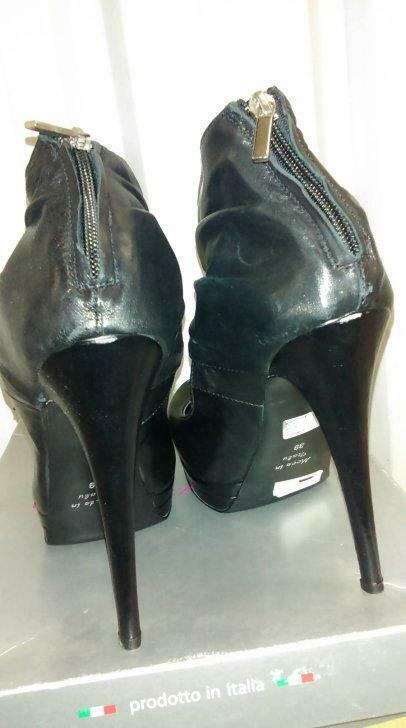 516* Barbara BUCCI superbes escarpins cuir neufs (38), Kleding | Dames, Schoenen, Nieuw, Pumps, Zwart