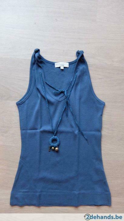 ESSENTIEL - Blauw topje ketting. Maat 1. Prima staat, Vêtements | Femmes, T-shirts, Porté, Taille 36 (S), Bleu