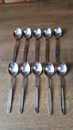 11 dessertlepeltjes, Huis en Inrichting, Ophalen of Verzenden, Gebruikt, Inox of Chroom, Los bestek