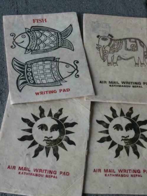 Plaquettes de courrier aérien - Katmandou Népal, Divers, Ecriture, Neuf, Enlèvement ou Envoi