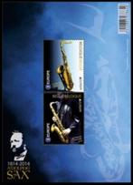 BL218 Postzegels Adolphe Sax (saxofoon) ("Europa" Postzegels