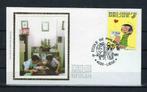 Année 1992 : FDC 2484 soie - Gaston Lagaffe - Obli. Liège, Postzegels en Munten, Ophalen of Verzenden