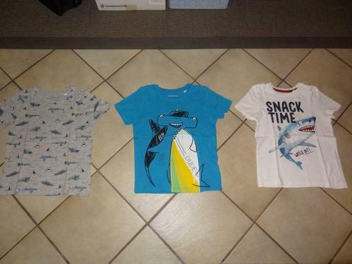 Pakketje 3 leuke T-shirts (maat 110 /  5 j), Kinderen en Baby's, Kinderkleding | Maat 110, Gebruikt, Jongen, Shirt of Longsleeve