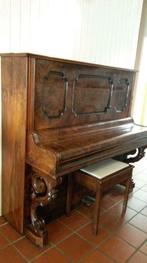 Piano Rinaldini + stoeltje, Ophalen, Gebruikt, Bruin, Piano