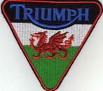 Patch Triumph - 110 x 97 mm, Motoren, Kleding | Motorkleding, Ophalen of Verzenden, Nieuw zonder kaartje, Jas | leer