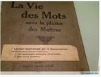 Lexique d'Alfred Langlois intitulé" La vie des Mots", Ophalen of Verzenden
