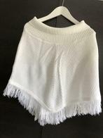 Pull poncho blanc femme fille laine hiver mim taille unique, Neuf