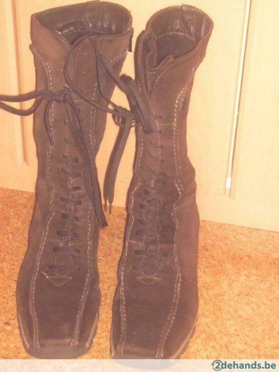 Daim botten, Kleding | Dames, Schoenen, Gedragen, Hoge laarzen