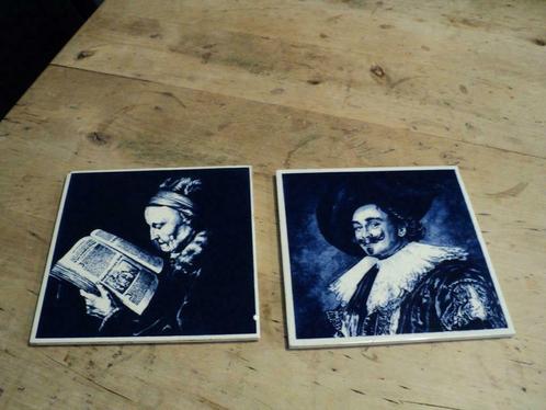 tegeltjes in delfts blauw  à  6 euro per stuk, Antiek en Kunst, Antiek | Keramiek en Aardewerk, Ophalen of Verzenden