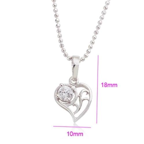 Pendentif Coeur + Chaine Neuf N 32403RH, Bijoux, Sacs & Beauté, Pendentifs, Neuf, Autres matériaux, Argent, Cœur, Envoi