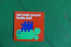 Sticker Spel zonder grenzen Knokke-Heist 1975, Collections, Cinéma, Télévision ou Audiovisuel, Utilisé, Enlèvement ou Envoi