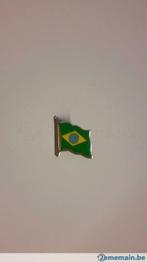 Pin Pins Pins Vlag Vlag Flagge Bandera Bandeira Brazilië, Verzamelen, Nieuw, Ophalen of Verzenden, Speldje of Pin, Overige onderwerpen