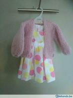 Handgebreide baby -peuter bernadetje met muts of haarband, Ophalen of Verzenden, Nieuw, Jongen of Meisje, Trui of Vest