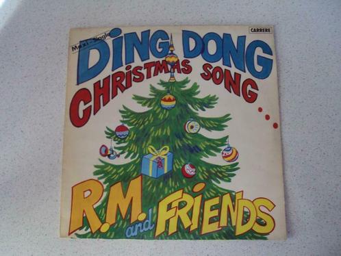 Maxi Single: Ding Dong Christmas Song "R.M and Friends" anno, Cd's en Dvd's, Vinyl | Pop, 1980 tot 2000, 12 inch, Ophalen of Verzenden