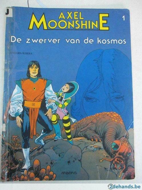 Axel Moonshine - De Zwerver van de Kosmos - Arboris nr. 1, Livres, BD, Utilisé, Une BD, Enlèvement ou Envoi