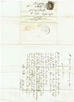 Brief met zegel België OBP nr 10A (1863) (Post-0049)